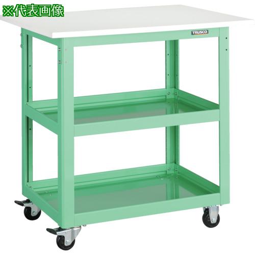 専用ベージ □TRUSCO ツールワゴン ドルフィン 高さ調節式 天板付 ヤンググリーン