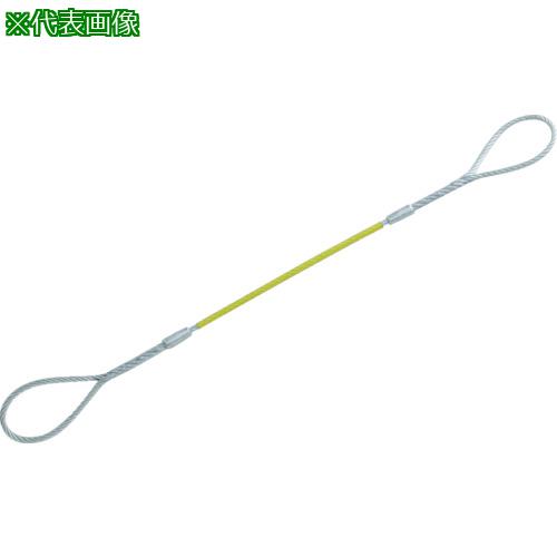■TRUSCO Wスリング Aタイプ カラー被覆付 9mmX2.0m〔品番:GRC9S2〕【8550551:0】[店頭受取不可]