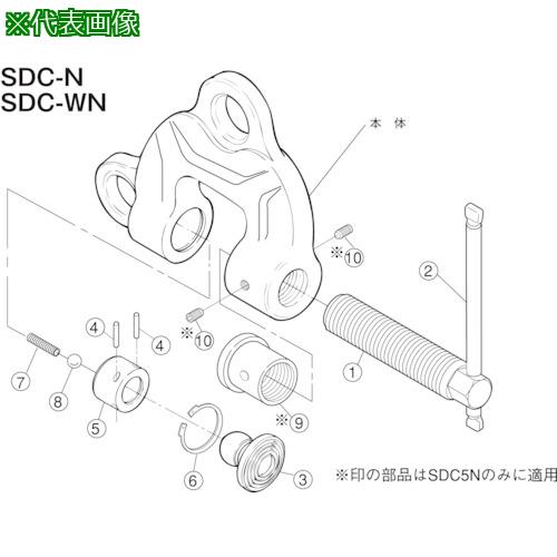 ■スーパー スクリユ-カムクランプ カム〔品番:SDT3WN〕【8550758:0】[店頭受取不可] 10,549円