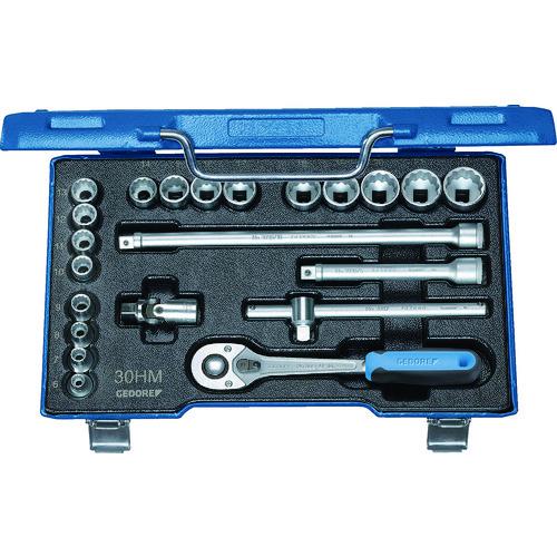 ■GEDORE 【売切廃番】 ソケットセット 3/8 D30HMU‐3〔品番:6240470〕【8551298:0】[店頭受取不可]