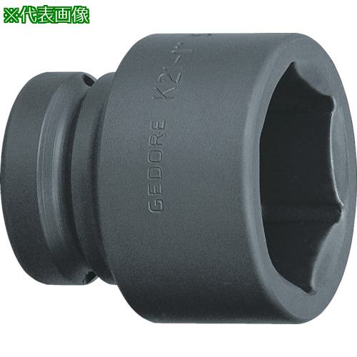 ■GEDORE インパクト用ソケット(6角) K21 1 80mm〔品番:6184700〕【8554718:0】[店頭受取不可]