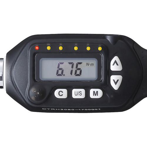 ■スーパー デジタルトルクレンチ(ケーブル式) 差込角9.5mm トルク測定範囲:17~85N・m〔品番:DTRH3085〕【8558483:0】[店頭受取不可]