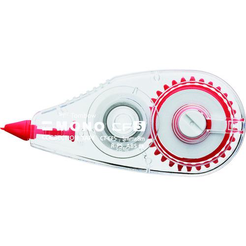 ■Tombow 修正テープ モノCF5 レッド〔品番:CTCF5〕【8559989:0】[店頭受取不可]