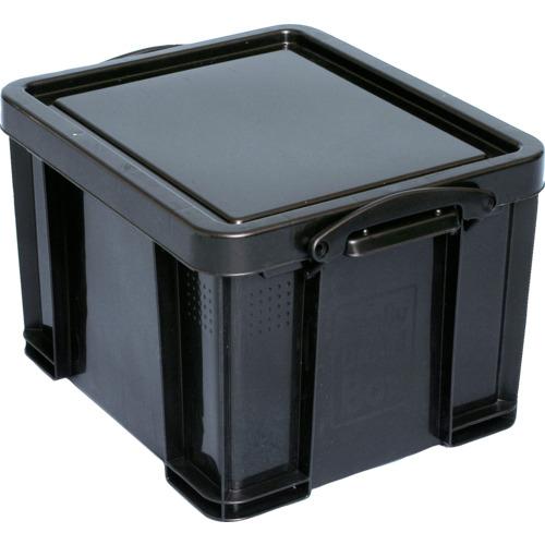 ■RUP コンテナ Really Useful Box 35L ブラック〔品番:35BLK〕【8562756:0】[店頭受取不可]