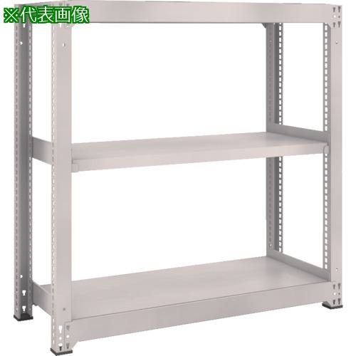 ＴＲＵＳＣＯ　スチールラック　Ｍ３型中量棚　１８００×１１２１×Ｈ１２００　４段　単体　ネオグレー　　M3-46124　NG　856-3958 CAINZ-DASHトラスコ中山 スチールラック Ｍ３型中量棚 １８００