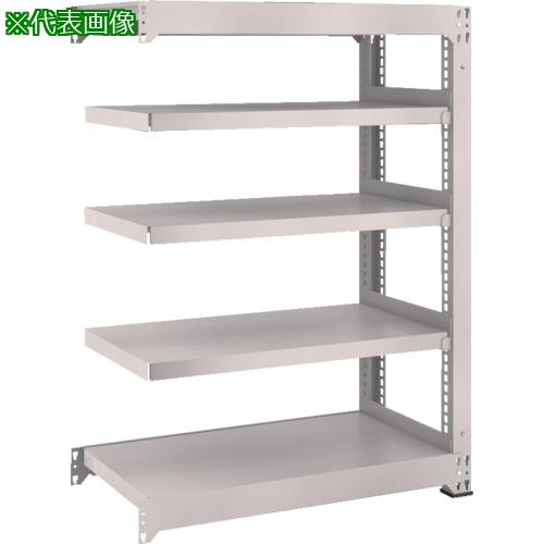 ■TRUSCO スチールラック M3型中量棚 900×1121×H1200 5段 連結 ネオグレー〔品番:M343125B〕【8563967:0】[直送DS][店頭受取不可]