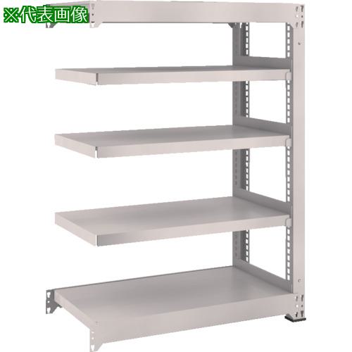 ■TRUSCO スチールラック M3型中量棚 1500×1121×H1200 5段 連結 ネオグレー〔品番:M345125B〕【8563969:0】[直送DS][店頭受取不可]