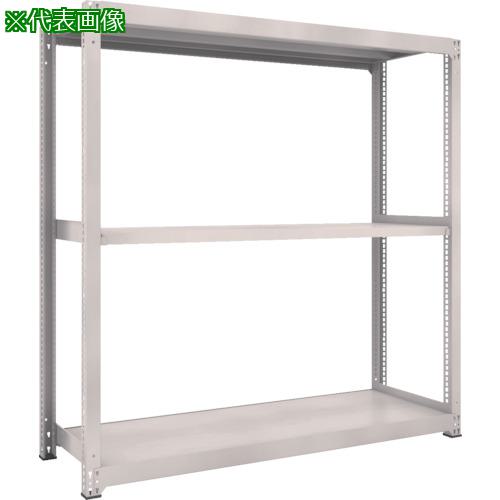 スチールラック M3型中量棚 900×1121×H1800 5段 連結 ネオグレー トラスコ中山 M3-63125B (62-8942-56)