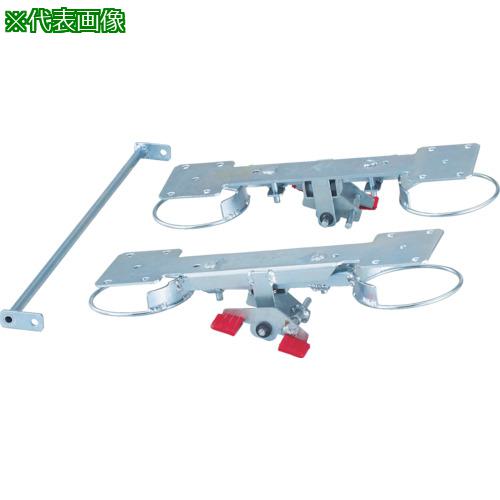 ■TRUSCO 樹脂台車 グランカート用リング式 自在4輪ストッパー〔品番:TP800JRS4〕【8564217:0】[店頭受取不可]
