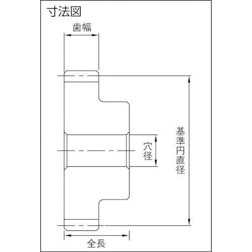 ■KHK CP平歯車SSCP15-30〔品番:SSCP1530〕【8565567:0】[店頭受取不可]