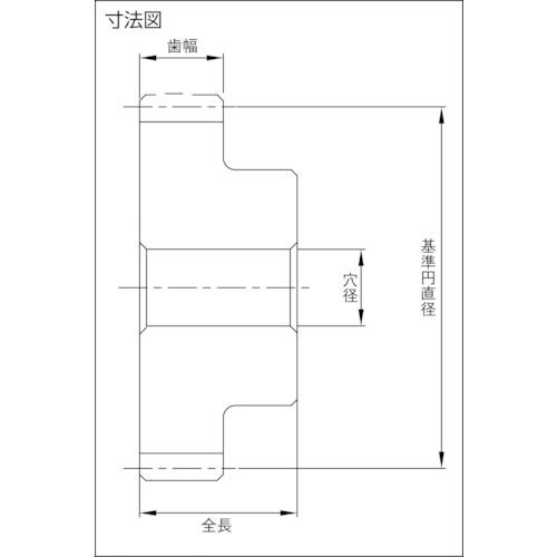 ■KHK 歯研平歯車 SSG1.5-56 並歯〔品番:SSG1.556〕【8565617:0】[店頭受取不可]_1