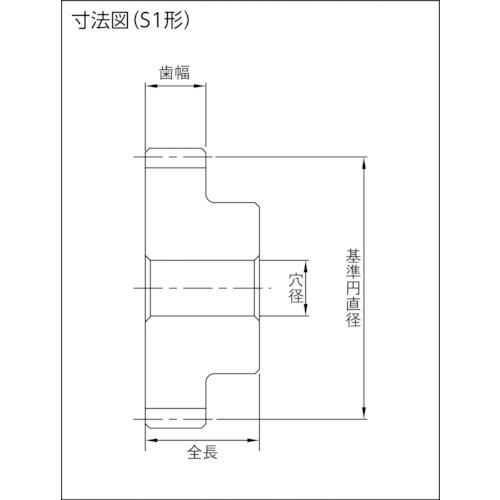 ■KHK ステンレス平歯車 SUS1.5-100 並歯〔品番:SUS1.5100〕【8565907:0】[店頭受取不可]_1