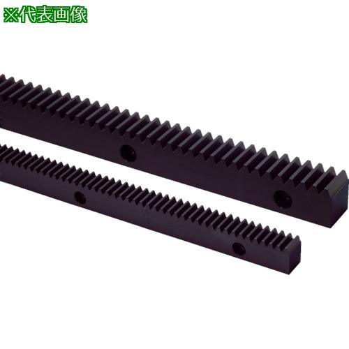 ■KHK 取付穴加工ラック SRFD4-1000 並歯〔品番:SRFD41000〕【8566389:0】[店頭受取不可]