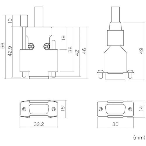 ■SANWA ディスプレイケーブル メタルコネクタタイプ〔品番:KBCHD155N〕【8641473:0】[店頭受取不可]_1
