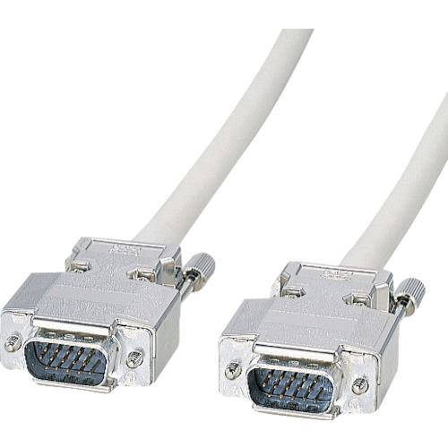 ■SANWA ディスプレイケーブル アナログタイプ〔品番:KBHD156N〕【8641484:0】[店頭受取不可]