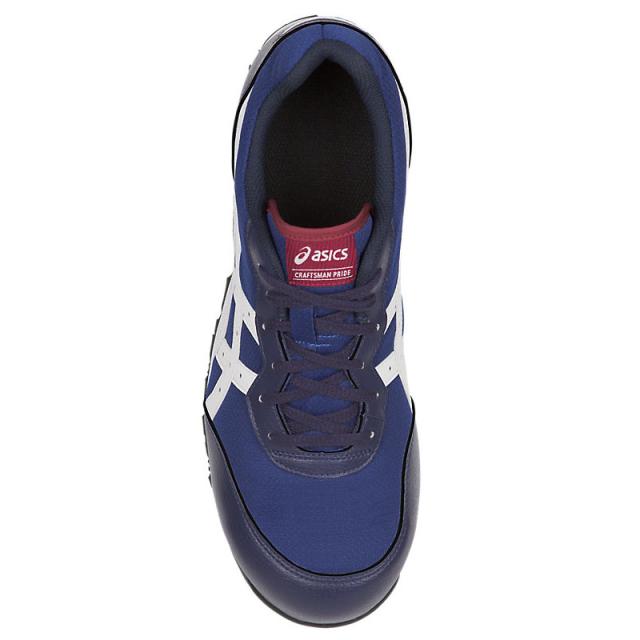 即納在庫品 アシックス 安全靴 ウィンジョブ CP201 3E相当 ローカット 紐タイプ インディゴブルー×ホワイト 27.5cm セーフティシューズ 作業靴 先芯 FCP201.4901