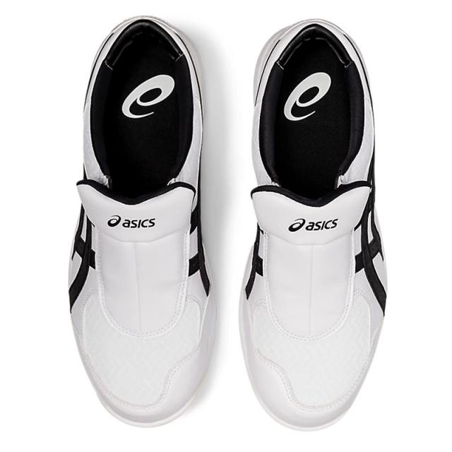 即納在庫品 アシックス 安全靴 ウィンジョブ CP211 SLIP-ON 3E相当 ホワイト×ブラック 26.5cm ローカット スリッポンタイプ セーフティシューズ 作業靴 ワーキング 1273A031.100