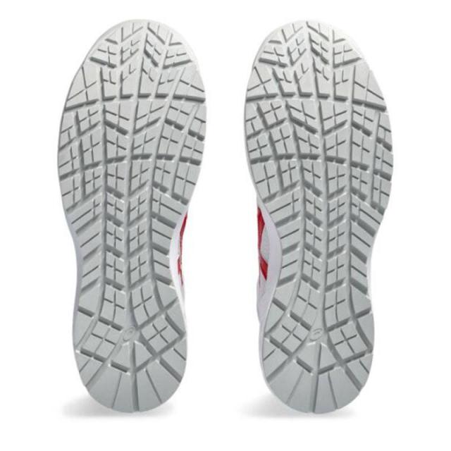 即納在庫品 アシックス 安全靴 ウィンジョブ CP218 3E相当 ハイカット 紐タイプ ホワイト×ピーコート 27.5cm セーフティシューズ 作業靴 先芯 JSAA規格A種 1273A091.101