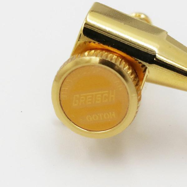 Gretsch ( グレッチ ) Locking AB01 Button with Gretsch Logo, Goldの