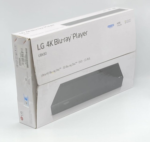 中古 箱付 完品 LG 4K Ultra HD ブルーレイプレーヤー 4Kアップ