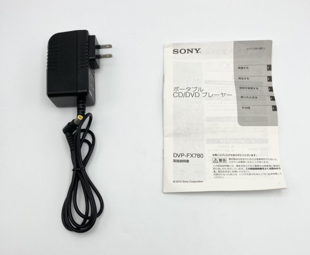 箱付 中古 完品 ソニー 7V型 ポータブルDVDプレーヤー 内蔵バッテリー