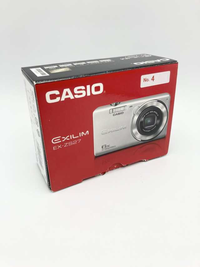 CASIO デジタルカメラ EXILIM EX-ZS27SR 広角26mm 光学6倍ズーム