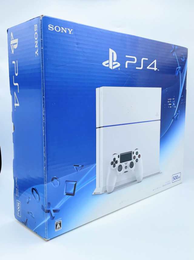箱付 中古 完品 SONY PlayStation 4 グレイシャー・ホワイト (CUH