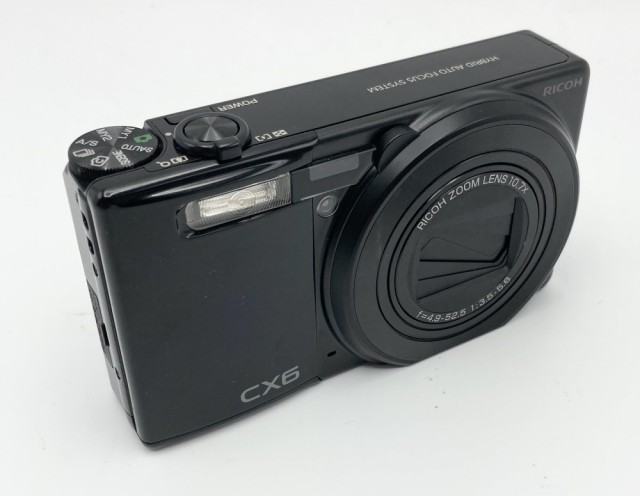 箱付 完品 リコー RICOH デジタルカメラ CX6 ブラック CX6- www