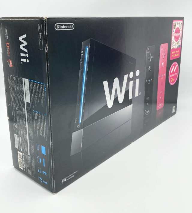 中古 Wii本体(クロ) Wiiリモコンプラス2個、Wiiパーティ同梱 【メーカー生産終了】｜au PAY マーケット