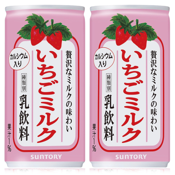 【冬セール】「60本」いちごミルク　缶　190g ×30本×2箱　サントリー　いちごみるくの通販は 5,555円