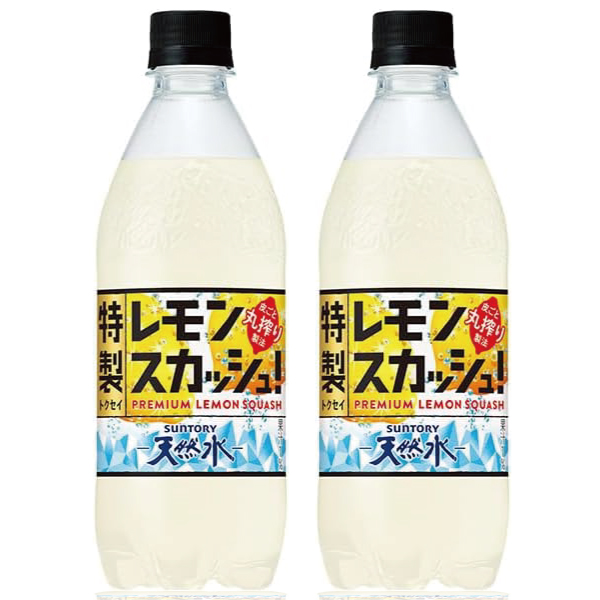 セール】「48本」天然水 特製レモンスカッシュ 500ml ×24本×2箱