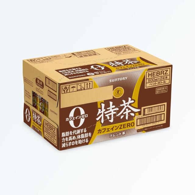 【セール】「48本」伊右衛門　特茶s　カフェイン ZERO　500ml ×24本×2箱　サントリー　TOKUCHA　特定保健用食品_9