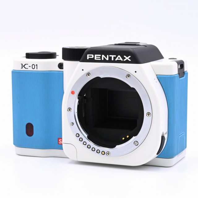 一番安い通販 ≪極上品≫ PENTAX K-01 ボディ ホワイト×ブルー スノー