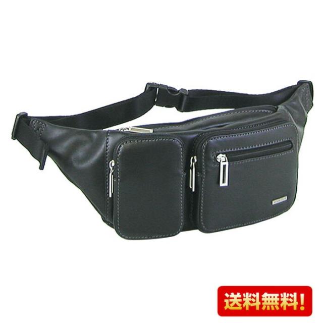 ウエストポーチ SAXON 牛革 2ポケットウエストバッグ 05041 メンズ かばん カバン 鞄 ギフト プレゼント 誕生日 敬老の日 送料無料の通販は 7,560円