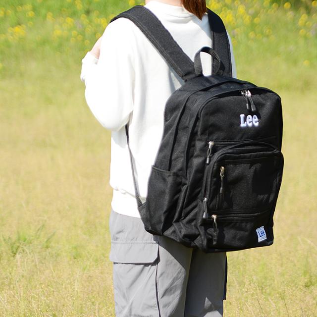 ヘアドライタオル,トートバッグどちらかプレゼント! Lee リー リュック ピンク ブルー 累計販売本数3万本OVER！ B4 425937 LEE lee 送料無料 万博 大容量 デイパック バックパック リュック 学生 通学 多機能 PC タブレット 高校 大学 学校 35.5L 多収納 多ポケット 撥水_9