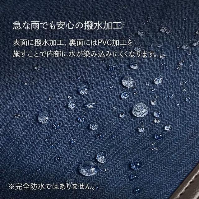 ショルダーバッグ【KBN 33788】メンズ メッセンジャーバッグ 撥水 日本製 豊岡製 斜めがけ フラップ シンプル 縦型 大人 ヘリンボーン 黒 紺 BROMPTON 送料無料_2