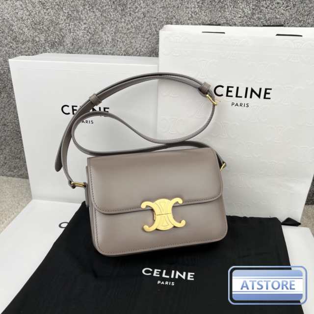 CELINE セリーヌ celine ハンドバッグ ティーン トリオンフ シャイニーカーフスキン バッグ ぺブル ブランド レディース バッグ｜au  PAY マーケット