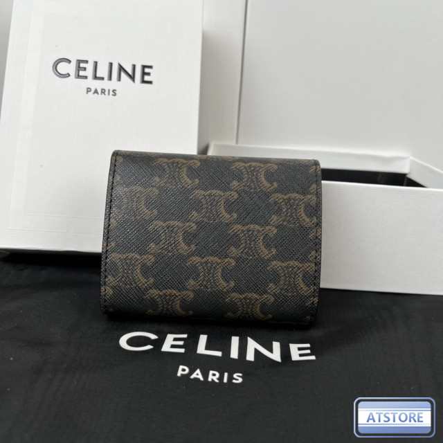 数量限定」CELINE セリーヌ celine スモール ウォレット トリオンフ ...