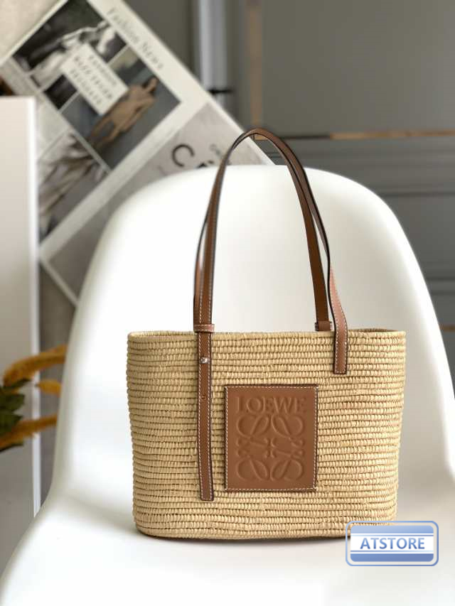 LOEWE ロエベ かごバッグ スモール ブラウン 保存袋付き LOEWE ロエベ かごバッグ スモール ブラウン 保存袋付き