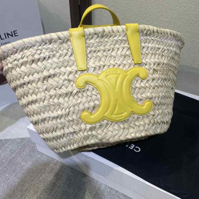 CELINE セリーヌ celine バスケットバッグ クラシック パニエ ハンドバッグ タン ブランド レディース バッグ｜au PAY マーケット