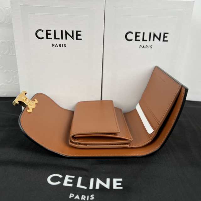 【最終お値下げ】CELINE スモールウォレットトリオンフシャイニーカーフスキン購入を希望しております