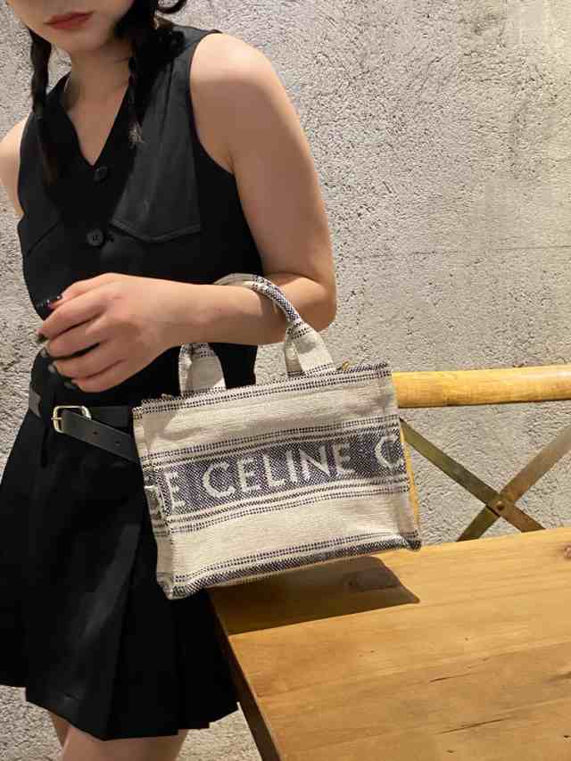 CELINE セリーヌ celine スモール ジャカード テキスタイル トート