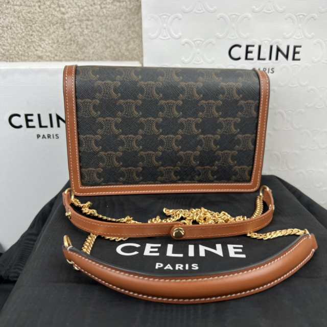 CELINE セリーヌ celine チェーンウォレット ミニ バッグ トリオンフ