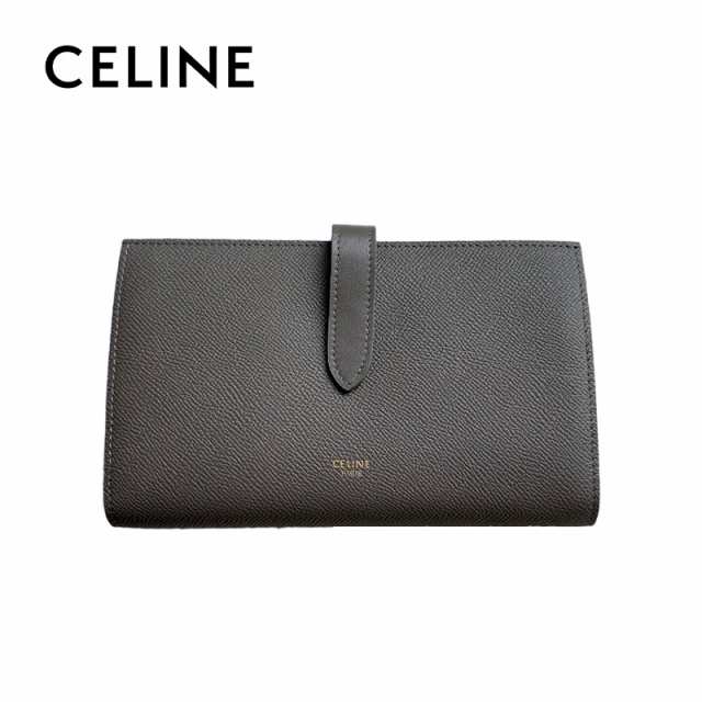 「数量限定」CELINE セリーヌ celine ラージ 財布 グレー ウォレット グレインドカーフスキン 長財布 レディース 送料無料  ファッション｜au PAY マーケット