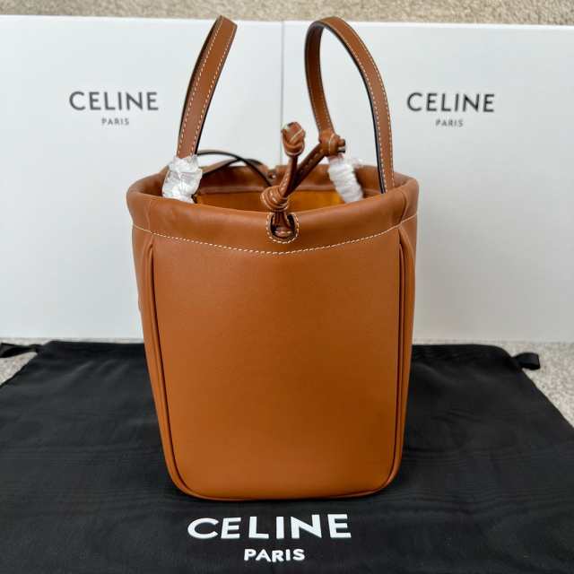 CELINE セリーヌ celine スモール カバ ハンドバッグ ドローストリング 