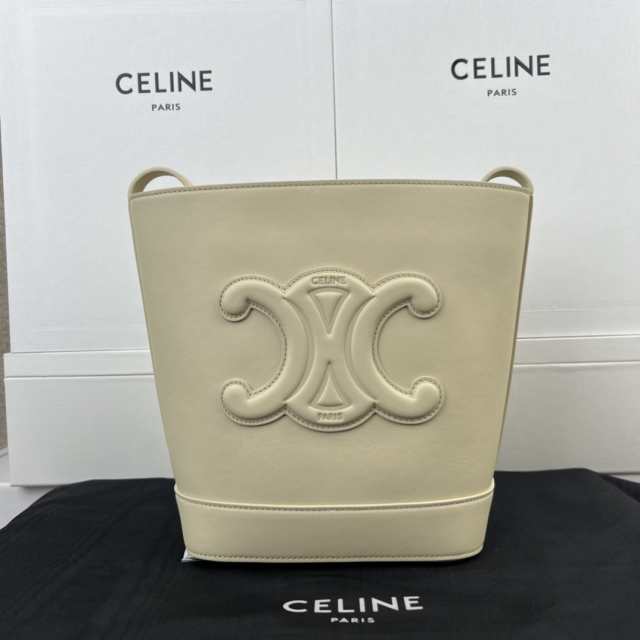 CELINE セリーヌ celine ハンドバッグ スモール バケット キュイル