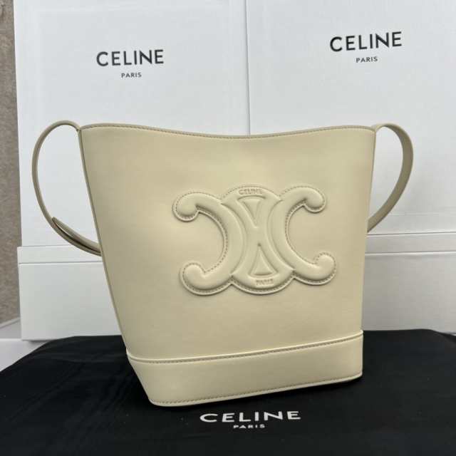 CELINE セリーヌ celine ハンドバッグ スモール バケット キュイル