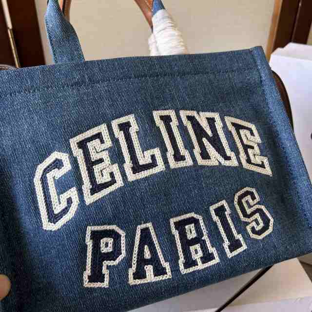 セリーヌ ストラップ付スモールポーチ クラッチバッグ CELINE デニム ...