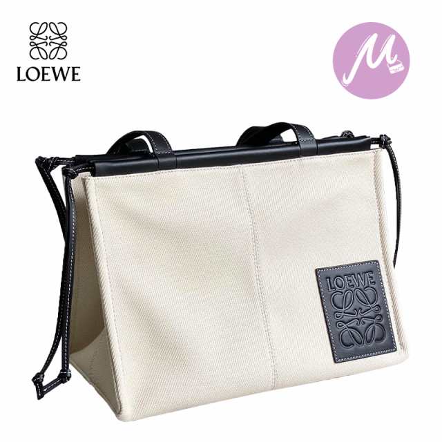 LOEWE ロエベ トートバッグ クッショントート キャンバス カーフ LOEWE 