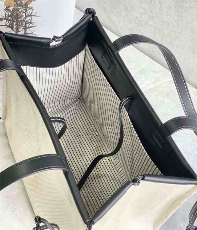 LOEWE ロエベ トートバッグ クッショントート キャンバス カーフ LOEWE 